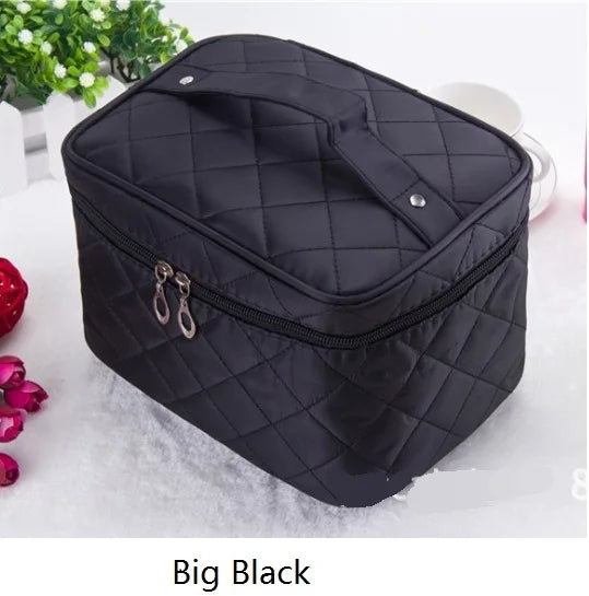 Quilted Cosmetic & Toiletry Bag