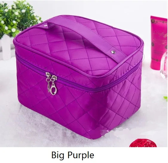 Quilted Cosmetic & Toiletry Bag