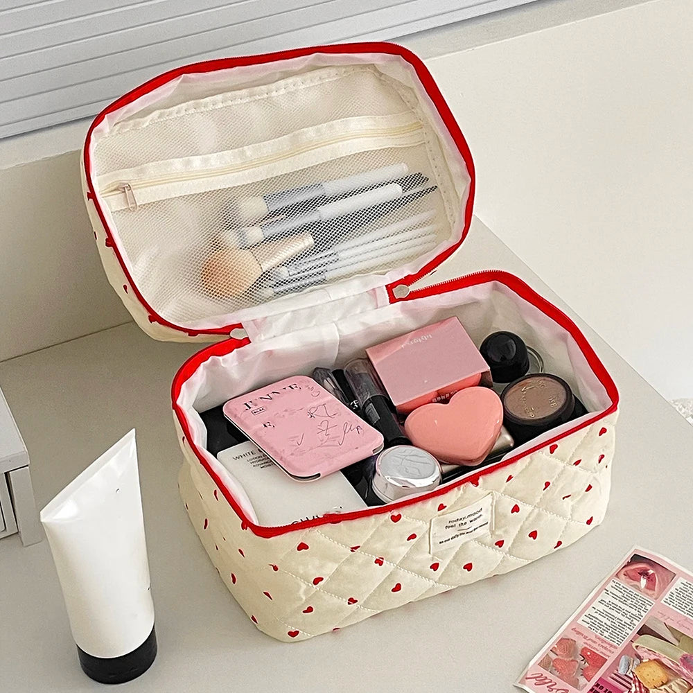 "Today.Mood" Quilted Makeup Bags