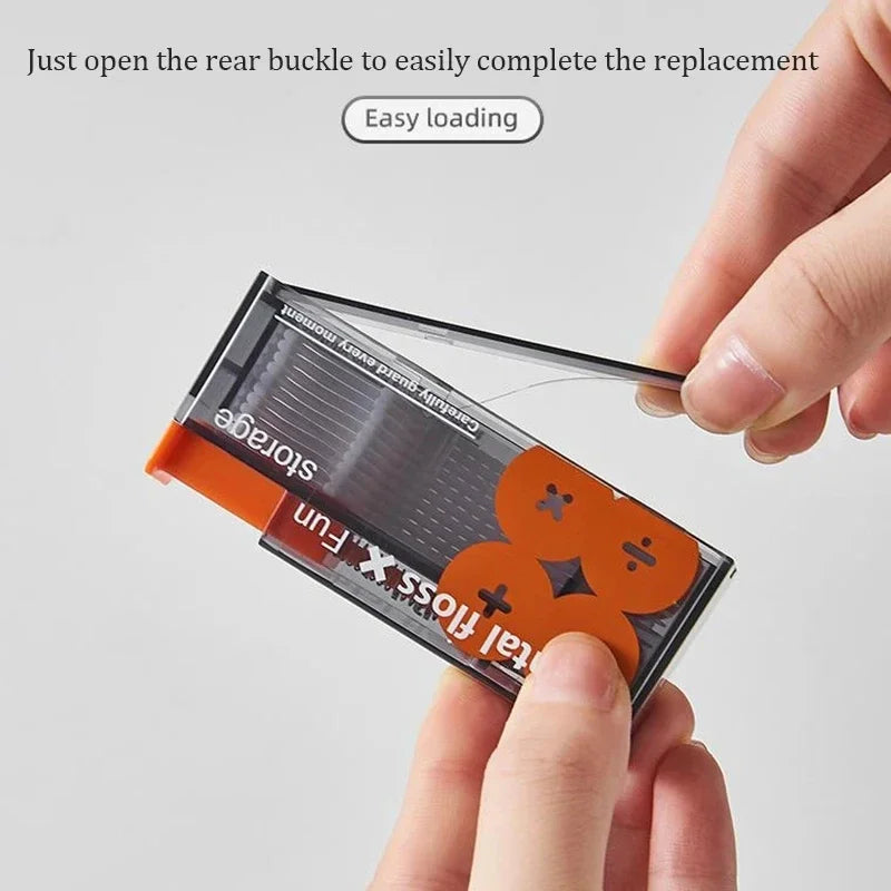 Portable Floss Dispenser (Includes 10Pcs Floss)