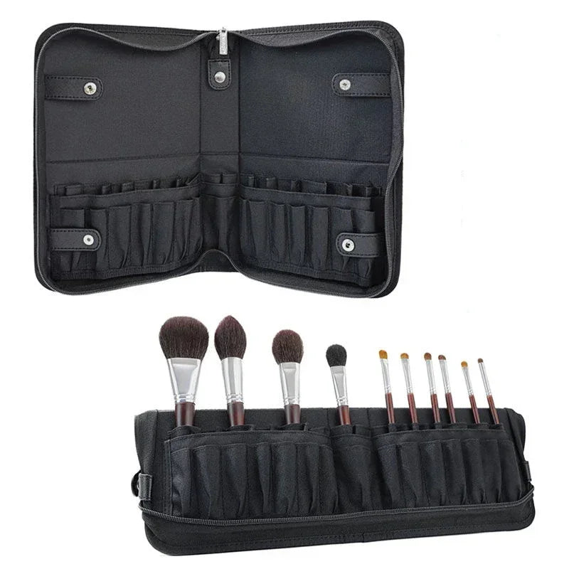 Foldable Stand-up Makeup Brush Organizer