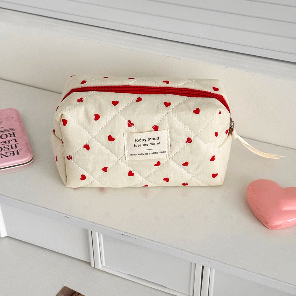 "Today.Mood" Quilted Makeup Bags