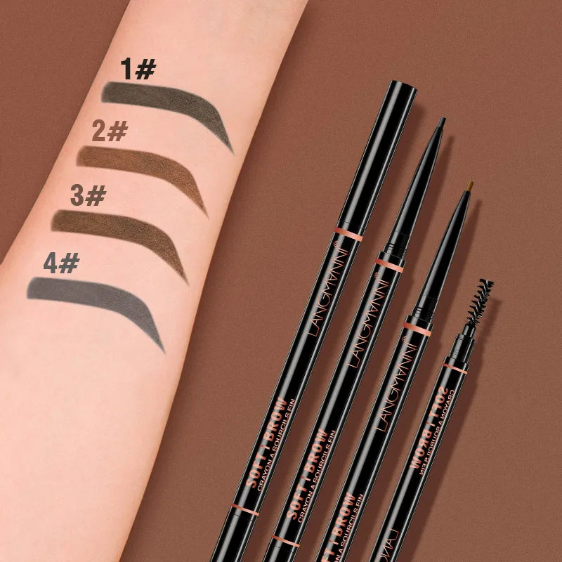 Langmanni Double Ended Defining Eyebrow Pencil w/ Eyebrow Brush