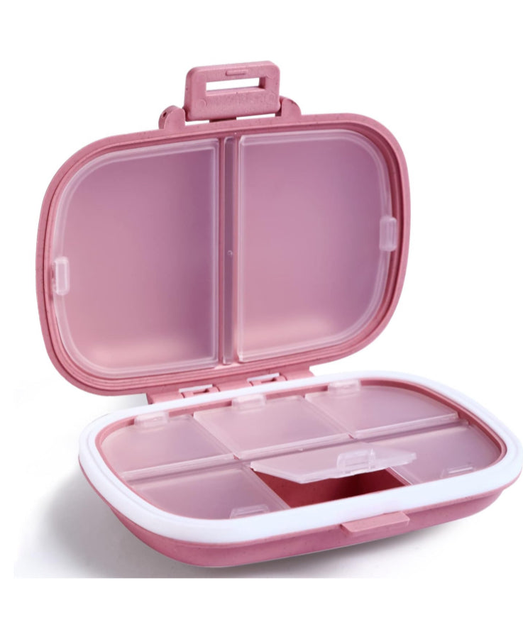 Holii 8-Compartment Travel Pill Organizer