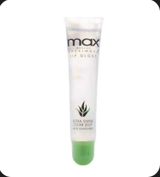 Max Makeup Cherimoya Ultra Shine Clear Jelly Lip Gloss