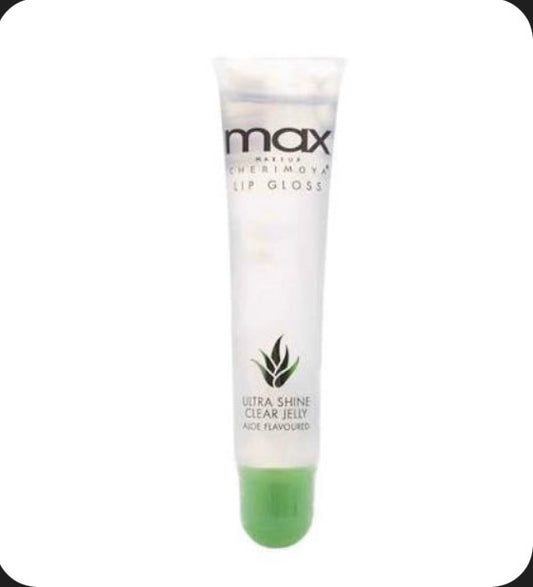 Max Makeup Cherimoya Ultra Shine Clear Jelly Lip Gloss