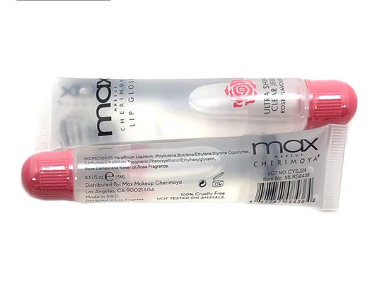 Max Makeup Cherimoya Ultra Shine Clear Jelly Lip Gloss