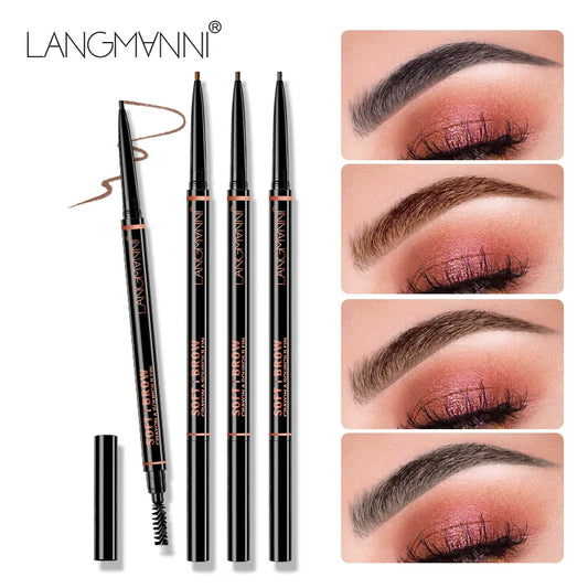 Langmanni Double Ended Defining Eyebrow Pencil w/ Eyebrow Brush