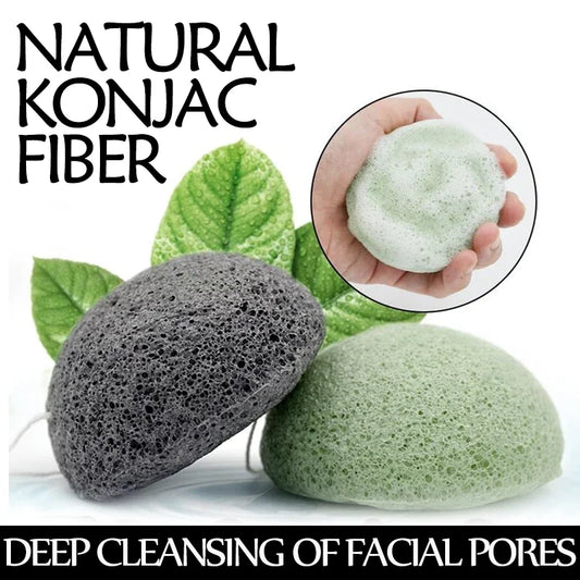 Natural Konjac Exfoliating Face Cleansing Sponge