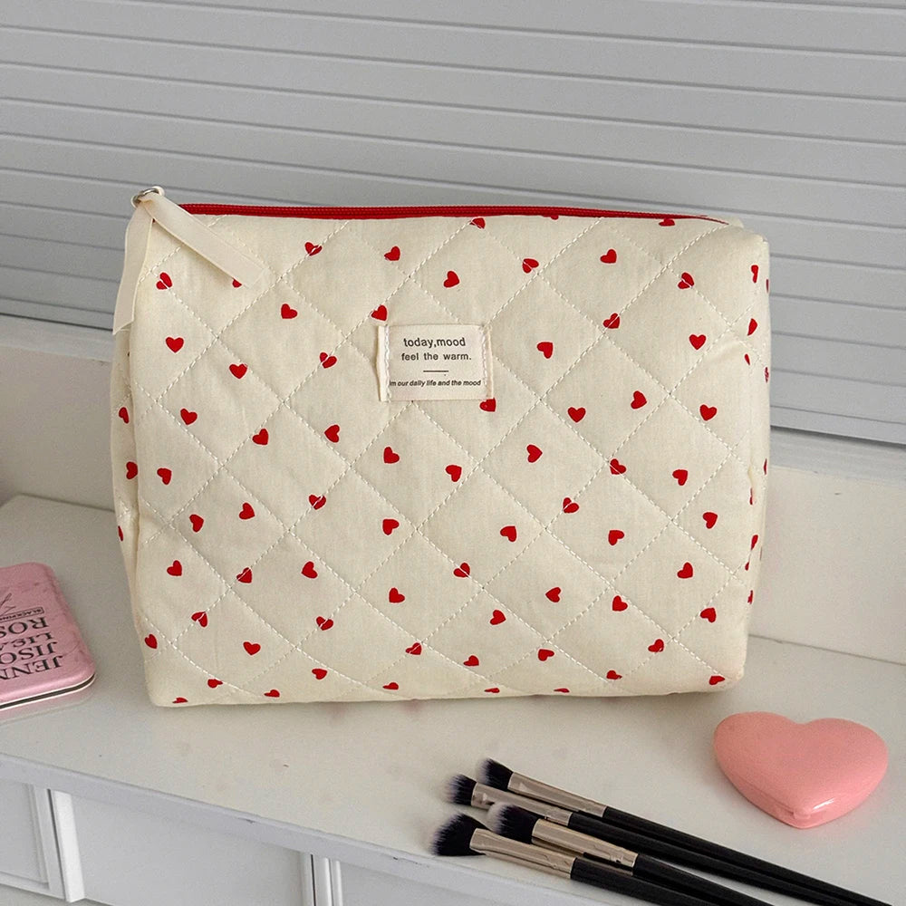"Today.Mood" Quilted Makeup Bags