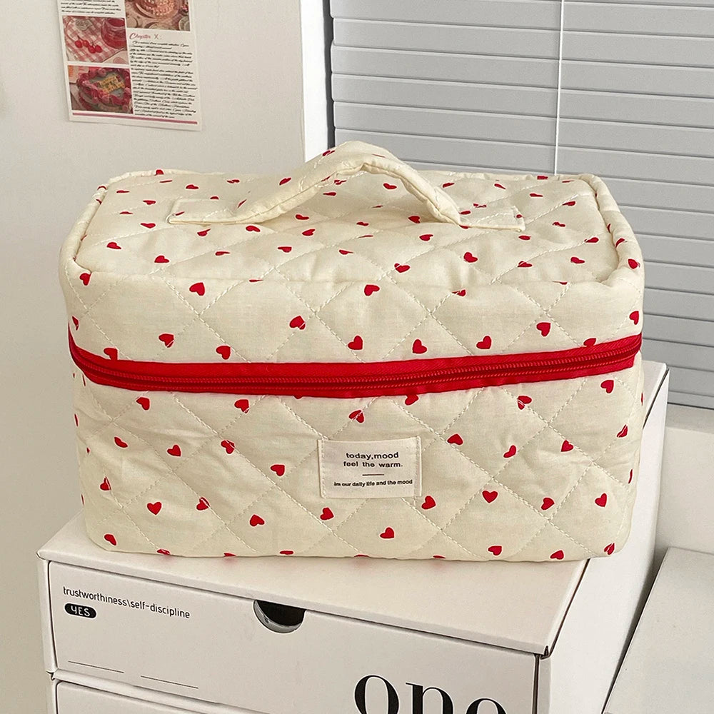 "Today.Mood" Quilted Makeup Bags