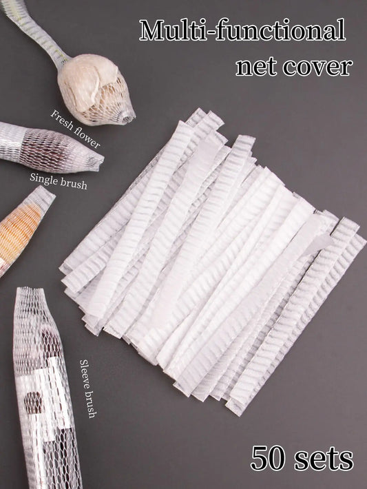 50PCS Protective Makeup Brush Guards