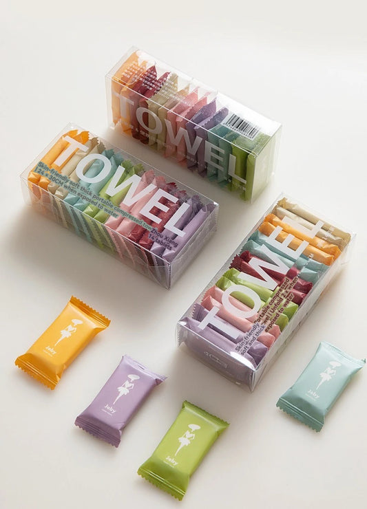 Compressed Cotton Travel Towels