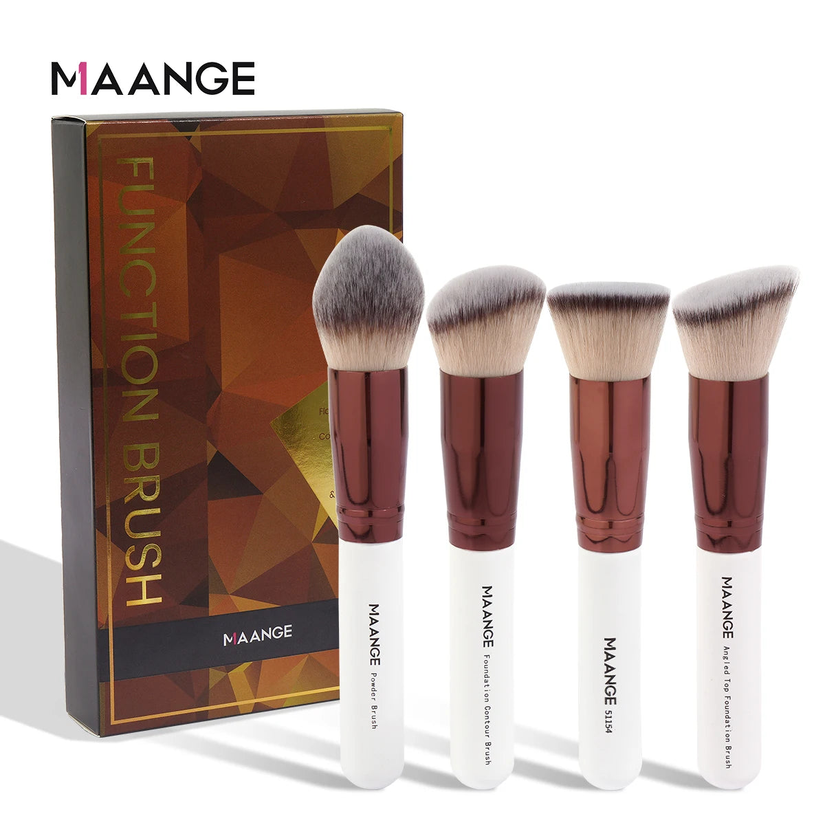MAANGE 4-Pcs Makeup Brush Set