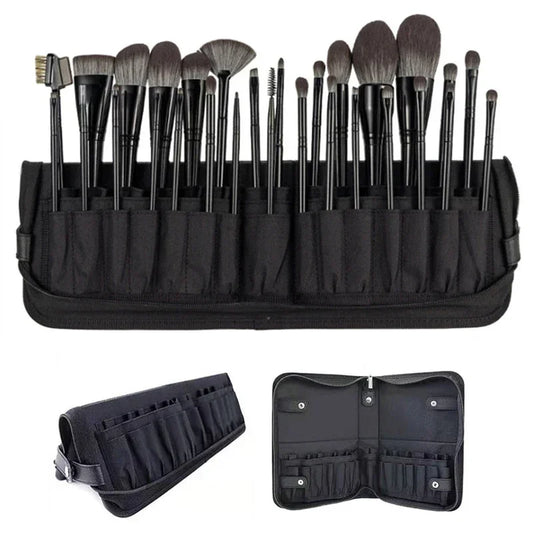 Foldable Stand-up Makeup Brush Organizer