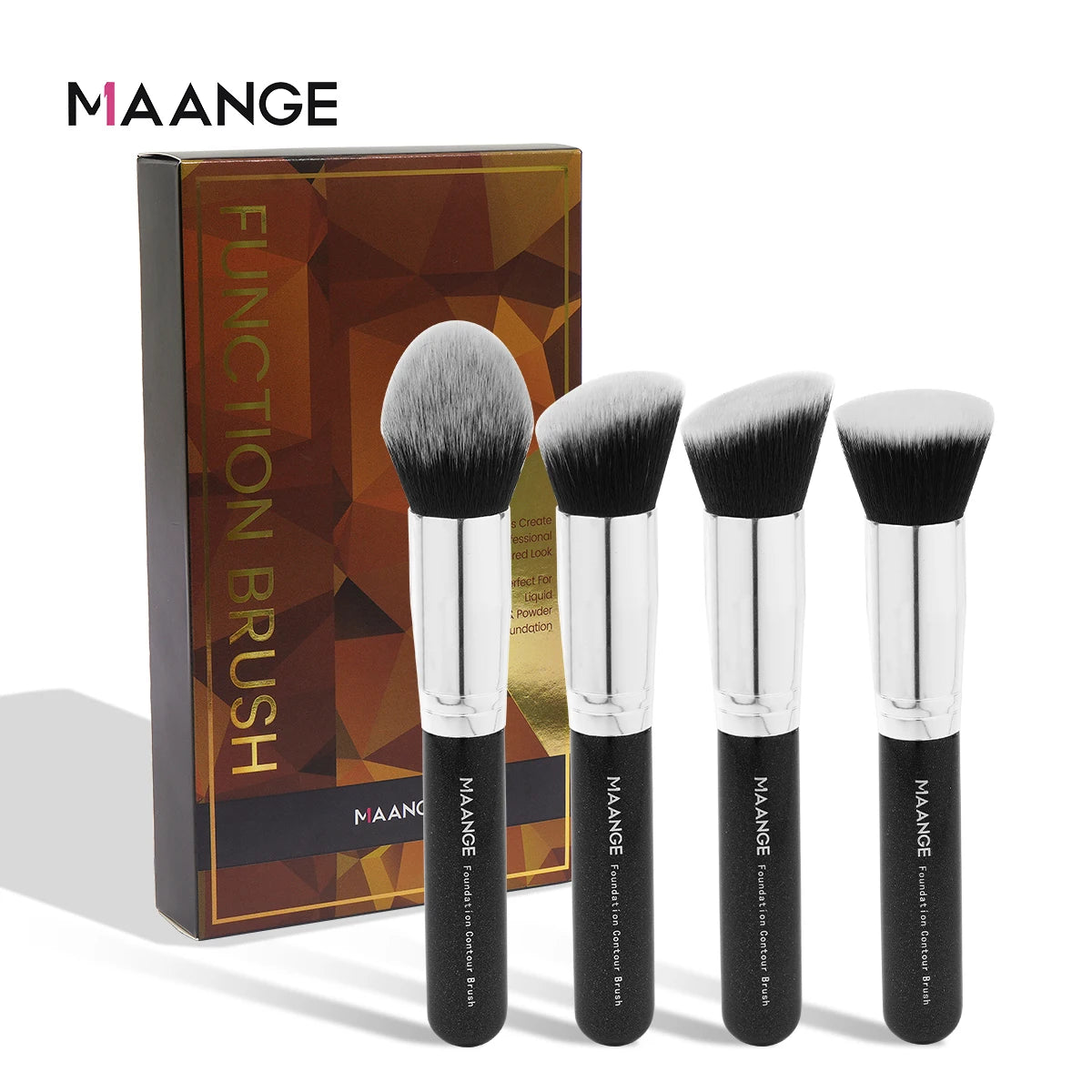 MAANGE 4-Pcs Makeup Brush Set